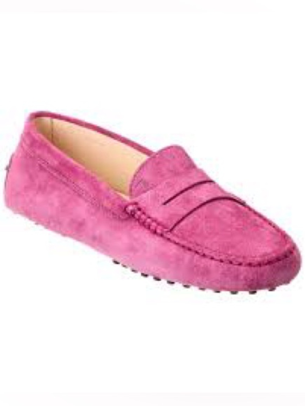 Tods Gommino Suede Penny Loafers Flats Slip On Size 6